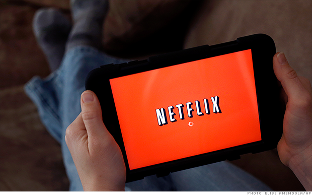 Watching movies on a tablet with Netflix or Sky's Now TV