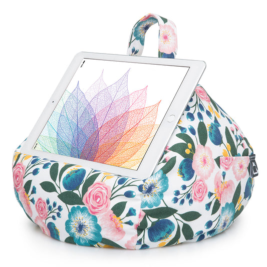 iPad, Tablet & eReader Bean Bag Cushion Stand - Floral