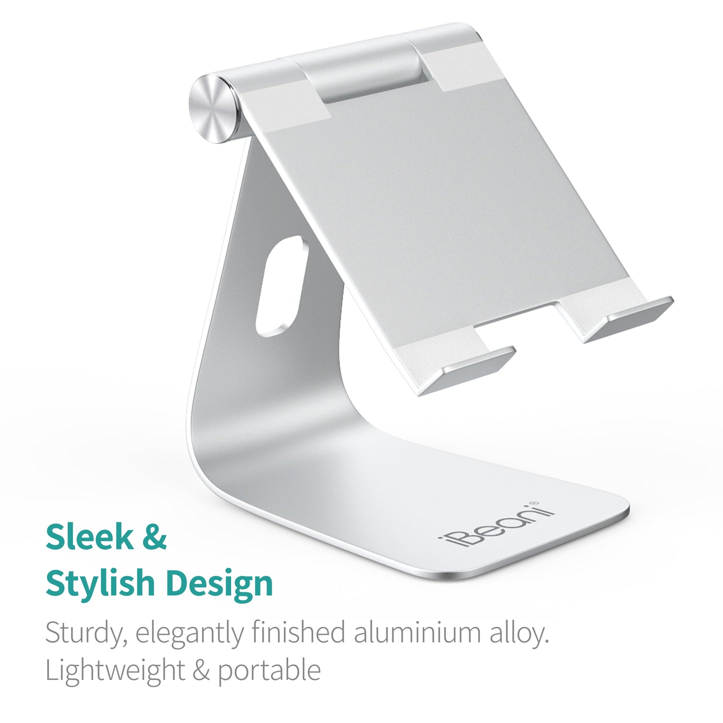 Universal Adjustable Tablet & iPad Stand by iBeani - Aluminium