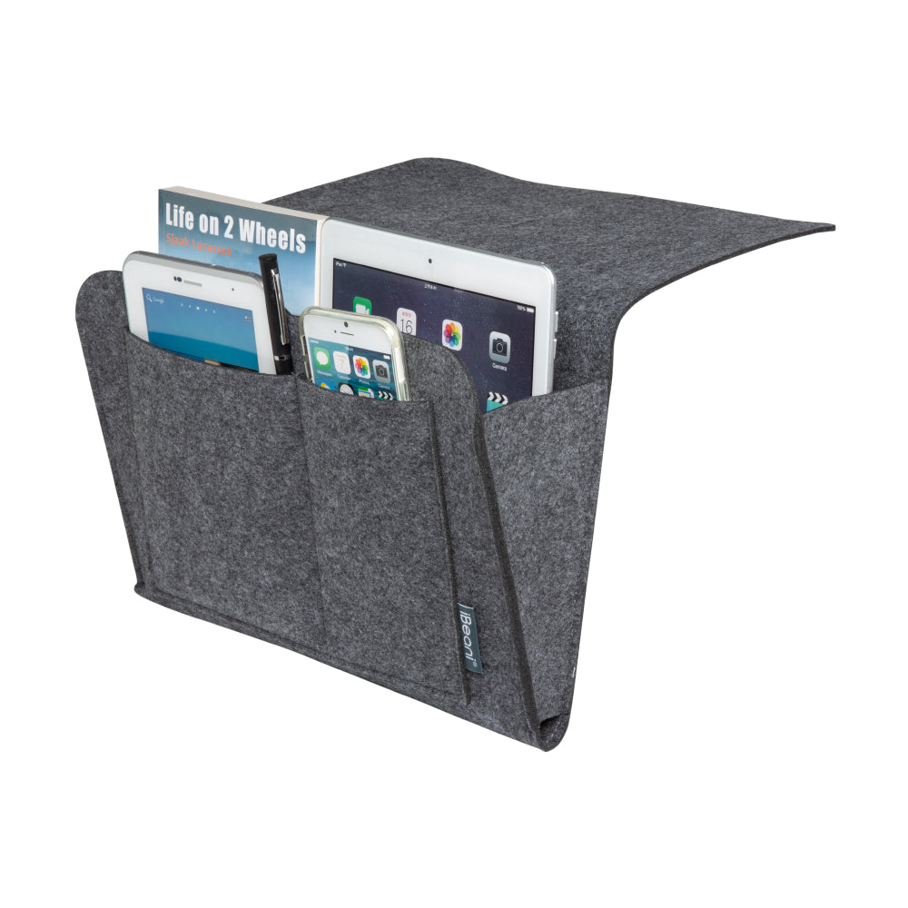 Bed pocket organiser grey