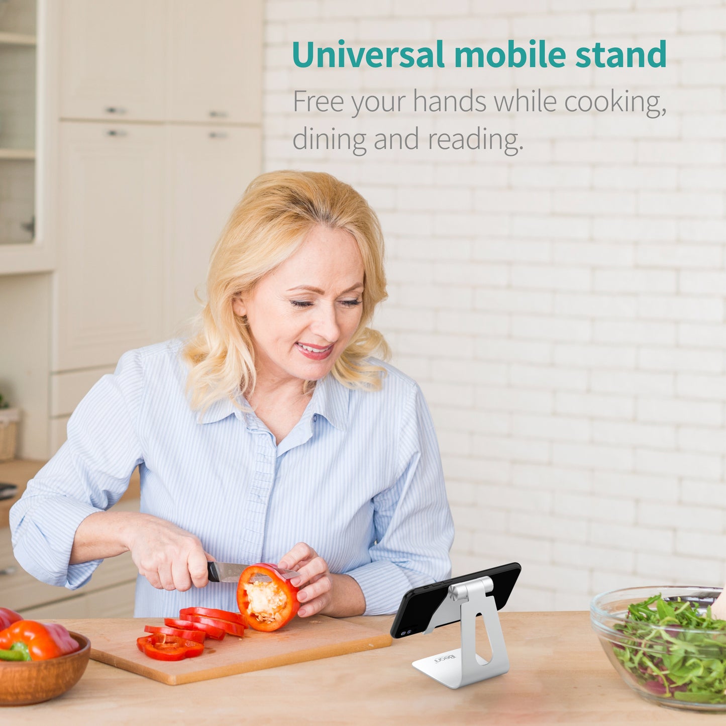 Universal Adjustable Mobile Phone Stand by iBeani - Aluminium