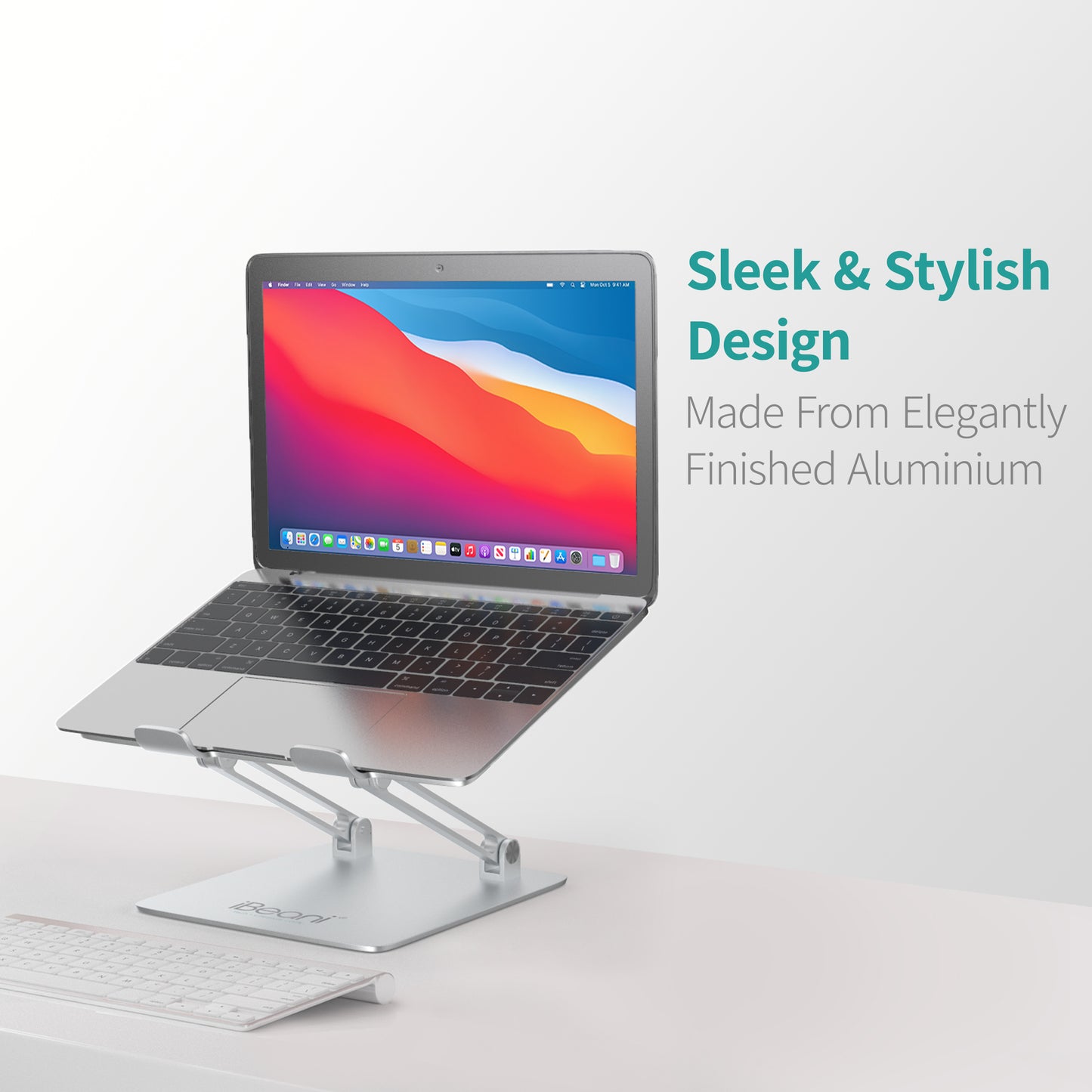 Universal Adjustable Laptop Stand by iBeani - Aluminium