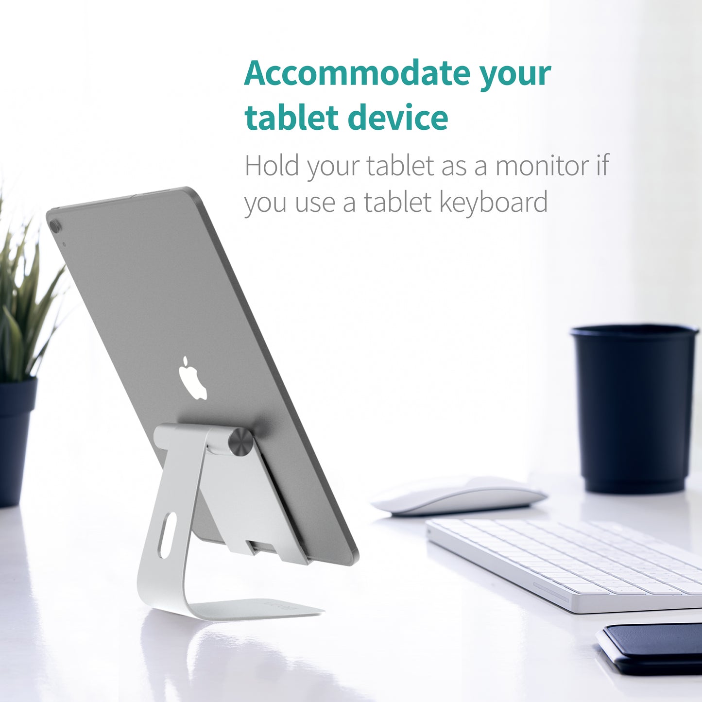 Universal Adjustable Tablet & iPad Stand by iBeani - Aluminium