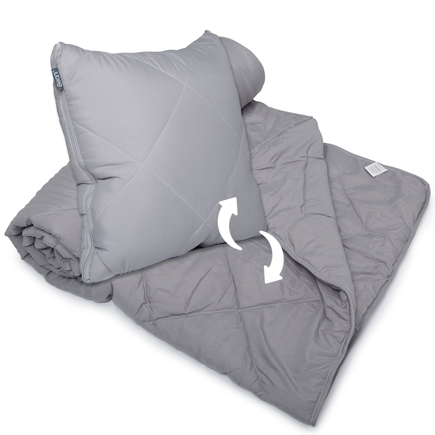 Quishion – 2 in 1 Scatter Cushion & Cozy Blanket, Quilt or Throw